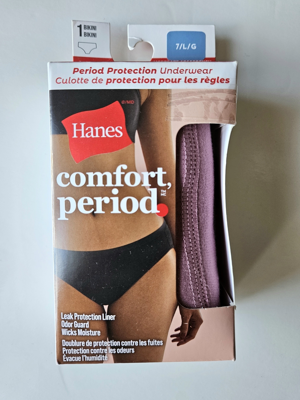 Hanes Comfort Period™ Bikini - Plum